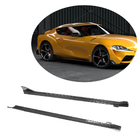 Toyota Supra 2019- гг. Боковые пороги (Карбон) фото 2