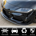 Toyota Supra 2019- гг. Накладка на передний бампер Lip V1 (Карбон) фото 4