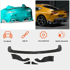 Toyota Supra 2019- гг. Диффузор заднего бампера V2 (Карбон) фото 2