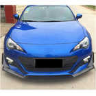 Toyota GT86 2011- гг. Накладка на передний бампер Lip V2 (Карбон) фото 2