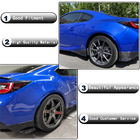 Subaru BRZ 2021- гг. Накладки на Задний Бампер V2 (Карбон) фото 3