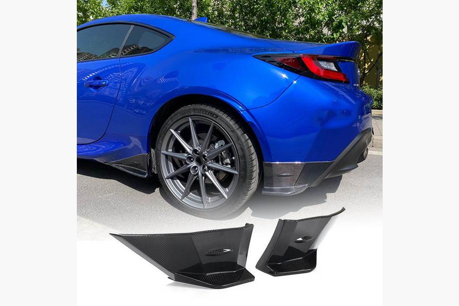 Subaru BRZ 2021- гг. Накладки на Задний Бампер V2 (Карбон) Image