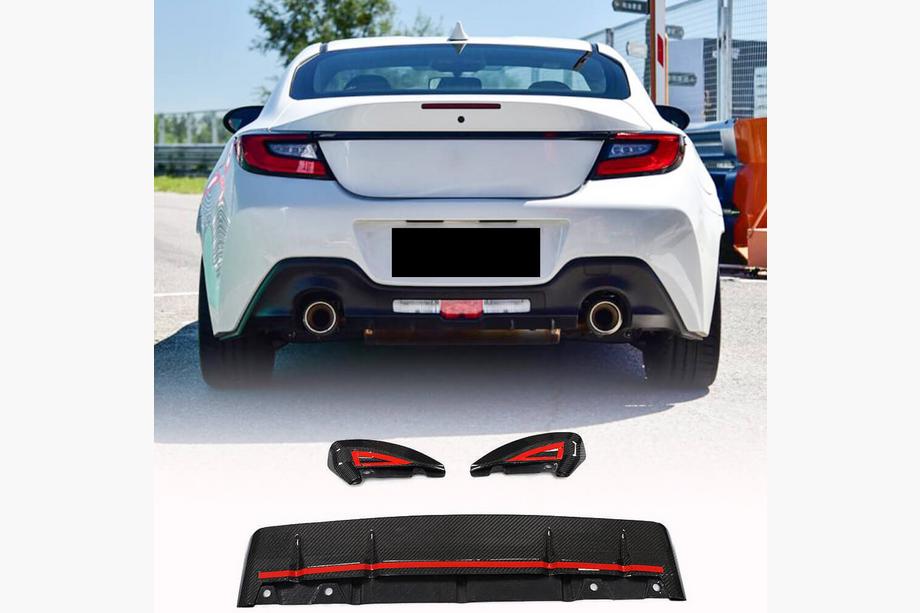 Subaru BRZ 2021- гг. Диффузор заднего бампера V2 (2021-2023, Карбон) Image