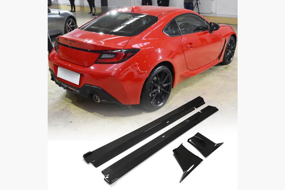 Subaru BRZ 2021- гг. Боковые Пороги V2 (Карбон) Image