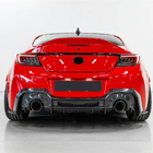 Subaru BRZ 2021- гг. Диффузор заднего бампера V3 (2021-2023, Карбон) фото 2