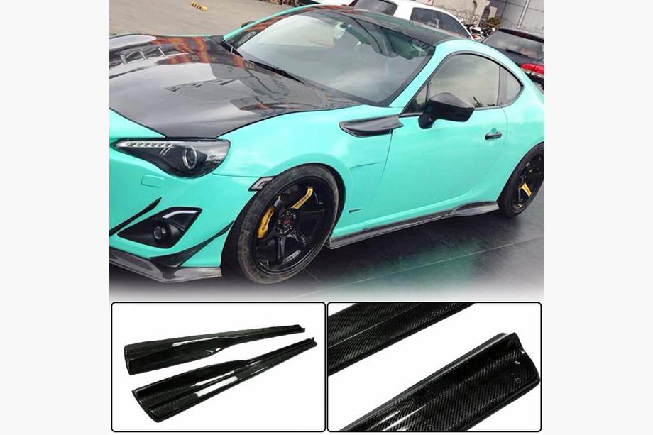 Subaru BRZ 2012-2021 гг. Боковые Пороги V1 (Карбон) Image
