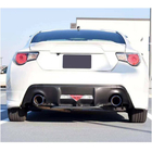 Subaru BRZ 2012-2021 гг. Диффузор заднего бампера V1 (Карбон) фото 2