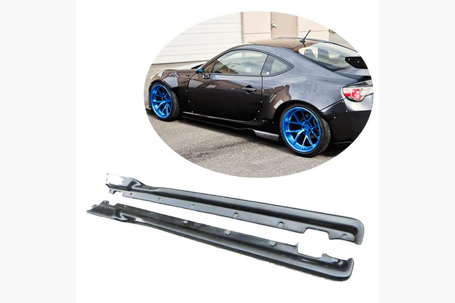 Subaru BRZ 2012-2021 гг. Боковые Пороги V4 (Карбон) Image