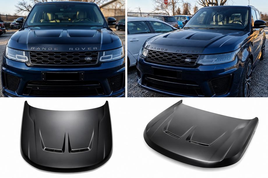 Range Rover Sport 2014-2022 гг. Капот SVR (алюминий) Image