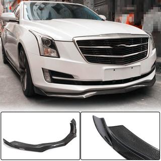 Накладка на Передний Бампер Lip (для Base, Карбон) Cadillac ATS 2012-2019 гг. фото 1