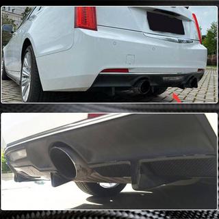 Диффузор заднего бампера (для Base, Карбон) Cadillac ATS 2012-2019 гг. фото 3