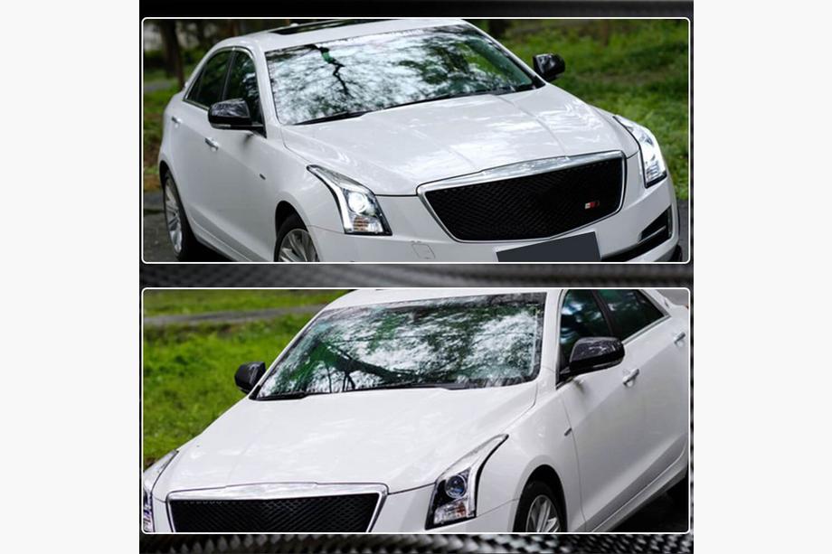Cadillac ATS 2012-2019 гг. Накладки на Зеркала (Карбон) Фото 5