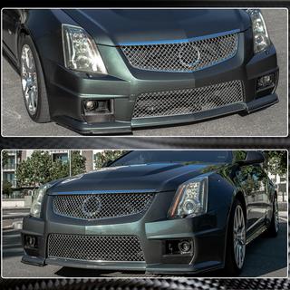 Карбоновые флапсы переднего бампера для CTS V Coupe фото 3