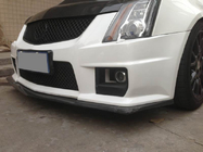 Cadillac CTS 2007-2014 гг. Накладка на передний бампер Lip V1 (для CTS V Coupe, Карбон) фото 2