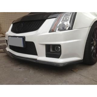 Накладка на передний бампер Lip V1 (для CTS V Coupe, Карбон) фото 2