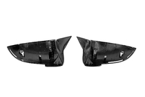 BMW 6 серия F12/F13/F06 2011-2018 гг. Накладки на Зеркала V1 (Карбон) фото 7