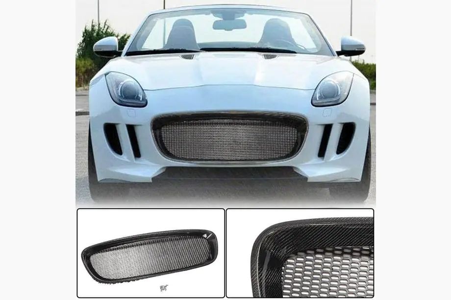 Jaguar F-Type 2013-2024 гг. Решетка радиатора (2013-2016, Карбон) Image