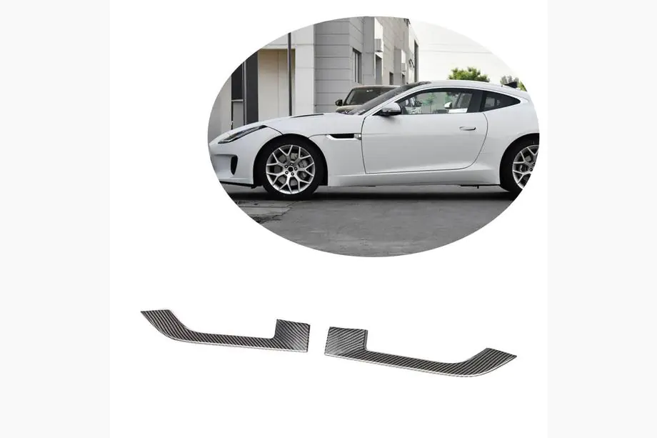 Jaguar F-Type 2013-2024 гг. Карбоновая накладка на передние крылья (2013-2016) Image