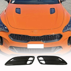 Kia Stinger 2017-2023 гг. Накладки на капот (карбон) фото 1
