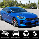 Kia Stinger 2017-2023 гг. Накладки на Зеркала (Карбон) фото 2