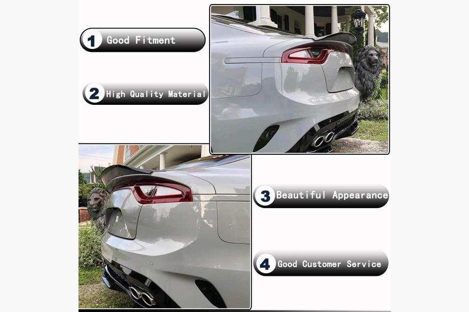 Kia Stinger 2017-2023 гг. Спойлер V2 (Карбон) Фото 3