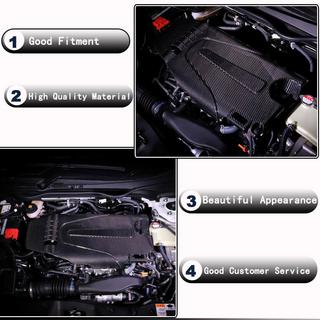Крышка двигателя (Карбон) Honda Civic Sedan X 2016-2021 гг. фото 3