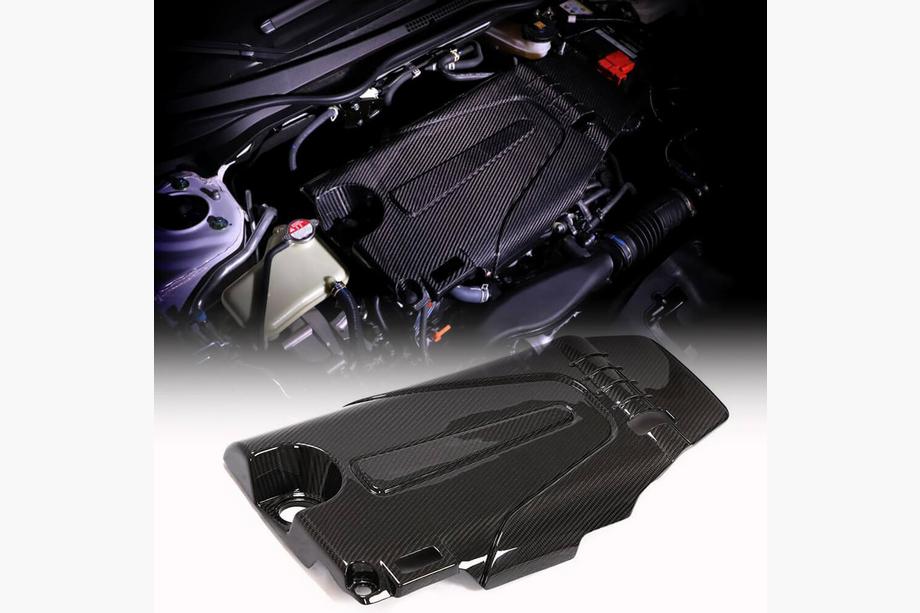 Honda Civic Sedan X 2016-2021 гг. Крышка двигателя (Карбон) Image