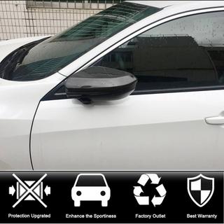 Накладки на Зеркала V1 (Карбон) Honda Civic Sedan X 2016-2021 гг. фото 2