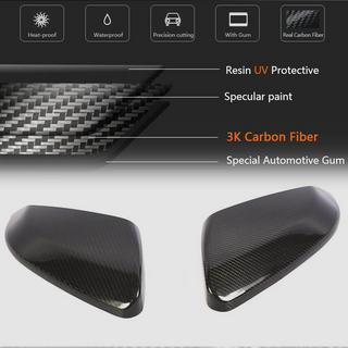 Накладки на Зеркала V1 (Карбон) Honda Civic Sedan X 2016-2021 гг. фото 4