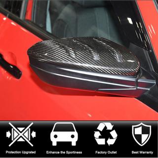 Накладки на Зеркала V2 (Карбон) Honda Civic Sedan X 2016-2021 гг. фото 2