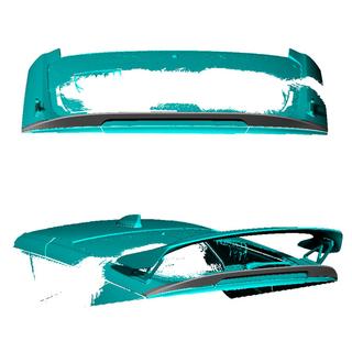 Спойлер (Карбон) Honda Civic HB 2021- гг. фото 2