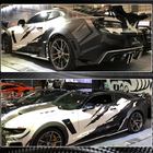 Chevrolet Camaro 2015- гг. Накладки на арки (2016-2019, Карбон) фото 2