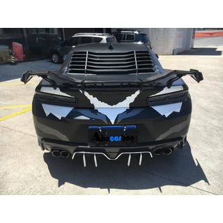 Спойлер V3 (Карбон) Chevrolet Camaro 2015- гг. фото 2