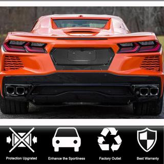 Накладка на крышку багажника карбон (2019-2022, Карбон) Chevrolet Corvette C8 2019- гг. фото 2