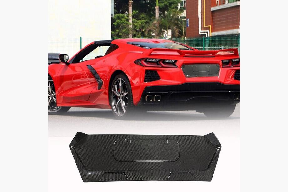 Chevrolet Corvette C8 2019- гг. Накладка на крышку багажника карбон (2019-2022, Карбон) Image