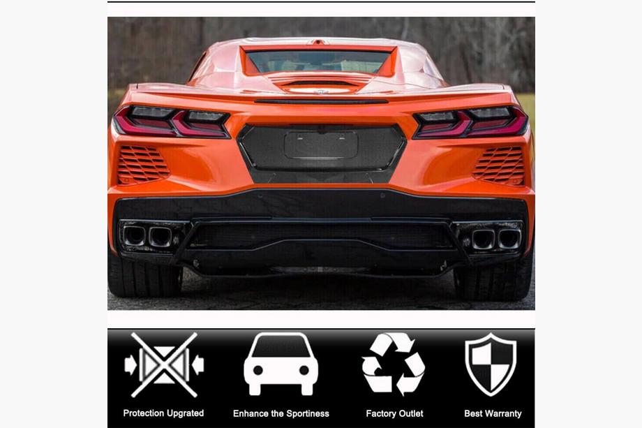 Chevrolet Corvette C8 2019- гг. Накладка на крышку багажника карбон (2019-2022, Карбон) Фото 2