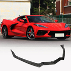 Chevrolet Corvette C8 2019- гг. Накладка На Передний Бампер Lip (2019-2022, Карбон) фото 1