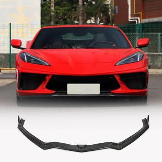 Передний Бампер Лип Спойлер (Карбон) Chevrolet Corvette C8 2019- гг. фото 1