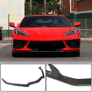 Передний Бампер Лип Спойлер (Карбон) Chevrolet Corvette C8 2019- гг. фото 2