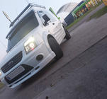 Ford Connect 2010-2013 гг. Передняя нижняя накладка (под покраску) фото 3
