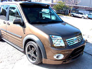 Ford Connect 2010-2013 гг. Передняя нижняя накладка (под покраску) фото 4