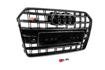 Audi A6 C7 2011-2017 гг. Передняя Черная Решетка S-Style (2014-2017) фото 4