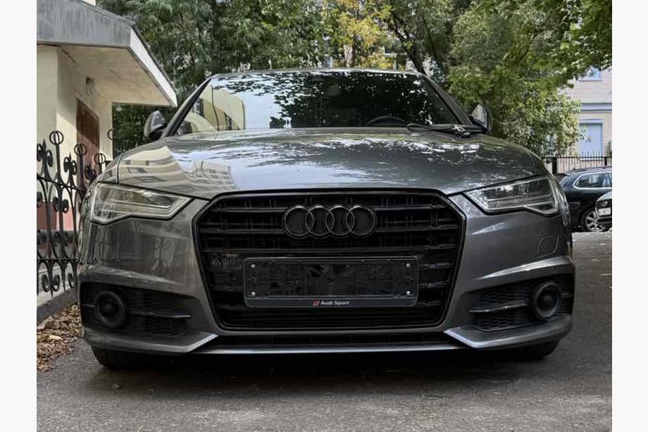 Audi A6 C7 2011-2017 гг. Передняя Черная Решетка S-Style (2014-2017) Image