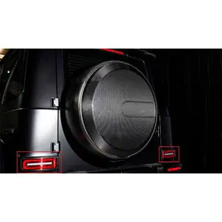 Окантовки Задних Фонарей Карбон Mercedes G class W465 2025- гг. фото 1