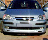Hyundai Getz 2002- гг. Передняя нижняя накладка (под покраску) фото 5