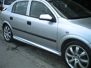 Opel Astra G classic 1998-2012 гг. Боковые пороги HB (под покраску) фото 1