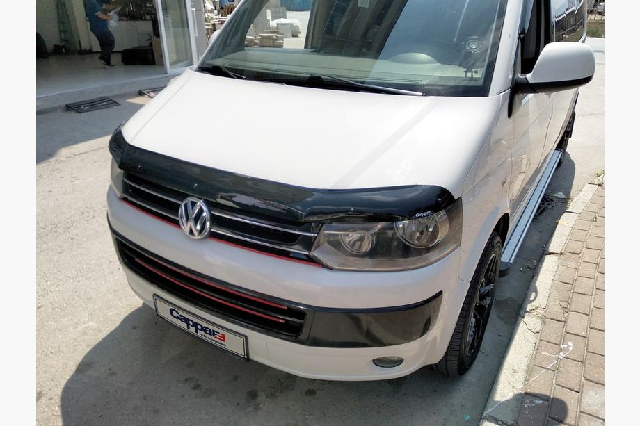 Volkswagen T5 2010-2015 гг. Дефлектор капота (EuroCap) Фото 3