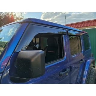 Ветровики Niken Luxury (4 шт) Jeep Wrangler 2018- гг. фото 3