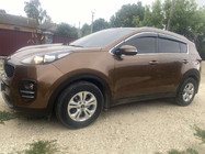Kia Sportage 2015-2021 гг. Ветровики с хромированным молдингом Niken Luxury (4 шт) фото 1