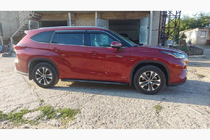 Toyota Highlander 2019- гг. Ветровики с хромированным молдингом Niken Luxury (4 шт) фото 9